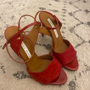 Veronica beard red heels